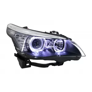 Faruri LED Dayline Angel Eyes compatibil cu BMW Seria 5  E60 E61 (2003-2007) LCI Design-image-6033688
