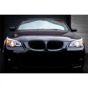 Faruri LED Dayline Angel Eyes compatibil cu BMW Seria 5  E60 E61 (2003-2007) LCI Design-image-6093199