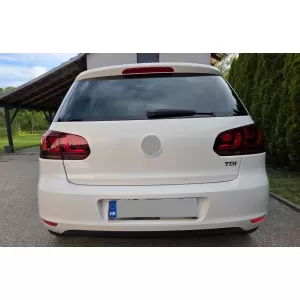 Taillights Full LED suitable for VW Golf 6 VI (2008-2013) R20 Design Red Cherry with Sequential Dynamic Turning Lights (LHD and RHD)
