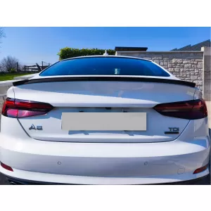 Trunk Spoiler suitable for Audi A5 F5 Sportback (2017-Up) Piano Black