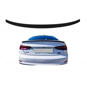 image-73-Kofferraumspoiler Heckspoiler Flügel für Audi A5 F5 Sportback 2017+ Glänzend schwarz