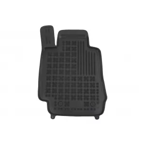 Caoutchouc Tapis sol Noir pour ALFA ROMEO GIULIA 952 4x4 Q4 16+ Bord 3cm sans odeur-image-6034379