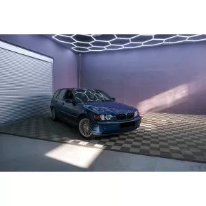 Faruri LED Angel Eyes compatibil cu BMW Seria 3 E46 (09.2001-03.2005) Negru-image-6089013