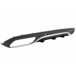 Diffusor für MERCEDES C-Klasse C205 A205 2014-2019 C63 Look Schwarz Auspuff Tipps-image-6033167