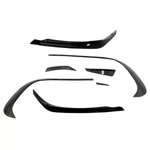 Bara Fata cu Stickere Laterale Gri Inchis compatibil cu Mercedes A-Class W176 (2012-2018) Facelift A45 Design-image-6033275