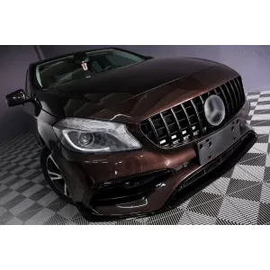 Bara Fata cu Stickere Laterale Gri Inchis compatibil cu Mercedes A-Class W176 (2012-2018) Facelift A45 Design-image-6100184
