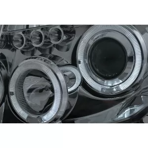Faruri Angel Eyes compatibil cu Nissan Navara D40 (2004-2009) Pathfinder R51 (2005-2008) Crom-image-6084152