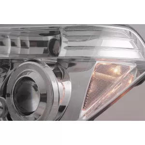 Faruri Angel Eyes compatibil cu Nissan Navara D40 (2004-2009) Pathfinder R51 (2005-2008) Crom-image-6084155