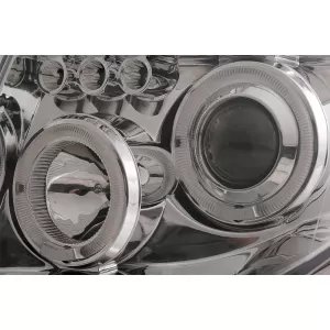 Faruri Angel Eyes compatibil cu Nissan Navara D40 (2004-2009) Pathfinder R51 (2005-2008) Crom-image-6084161