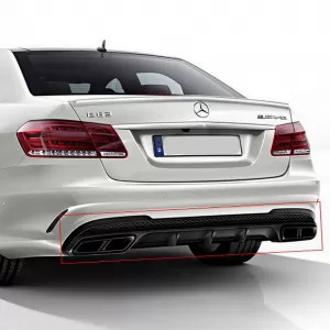 Ornamente tobe sistemul de evacuare compatibil cu Mercedes S-Class W222 E-Class W212 Facelift CLS W218 SL-Class R231 E63 S65 Design Black Exclusive Editon-image-6039073