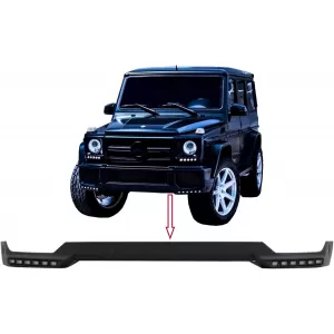 Frontspoiler LED DRL Erweiterung für Mercedes G W463 1989-2017 Schwarz-image-6104704