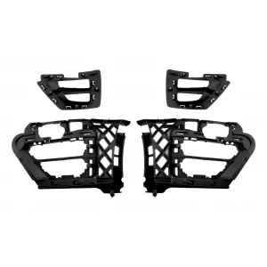 Complete Body Kit + Exhaust Muffler Tips Quad suitable for VW Golf 7 VII 12+ R R20 Look-image-6033866