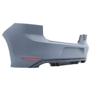 Complete Body Kit + Exhaust Muffler Tips Quad suitable for VW Golf 7 VII 12+ R R20 Look-image-6033868