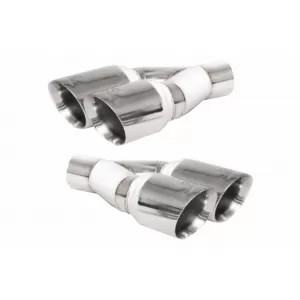 Complete Body Kit + Exhaust Muffler Tips Quad suitable for VW Golf 7 VII 12+ R R20 Look-image-6033872