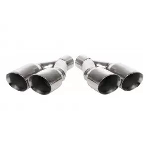 Complete Body Kit + Exhaust Muffler Tips Quad suitable for VW Golf 7 VII 12+ R R20 Look-image-6033873