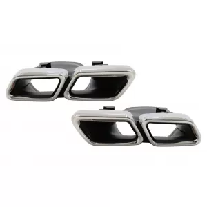 Complete Body Kit suitable for Mercedes S-Class W222 Facelift (2013-06.2017) S63 Design With Central Grille Chrome-image-6033990