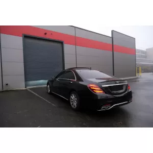 Complete Body Kit suitable for Mercedes S-Class W222 Facelift (2013-06.2017) S63 Design With Central Grille Chrome-image-6056622