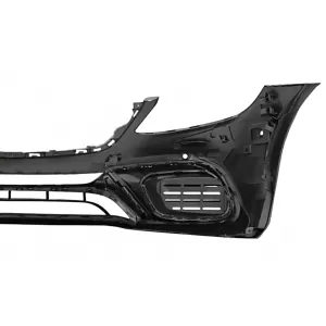 Complete Body Kit suitable for Mercedes S-Class W222 Facelift (2013-06.2017) S63 Design With Central Grille Chrome-image-6343535
