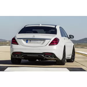 Body Kit MERCEDES S-osztály W222 Facelift 13-17, lökhárító, hűtőrács, küszöb spoiler, S63 dizájn-image-6034024