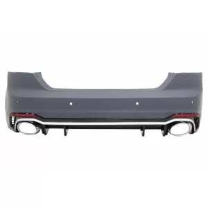 Body Kit für Audi A5 F5 17-19 Stoßstange Auspuff Quattro RS5 Look-image-6091019