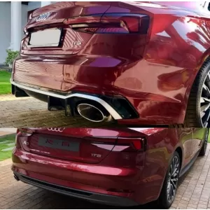 Body Kit für Audi A5 F5 17-19 Stoßstange Auspuff Quattro RS5 Look-image-6091029