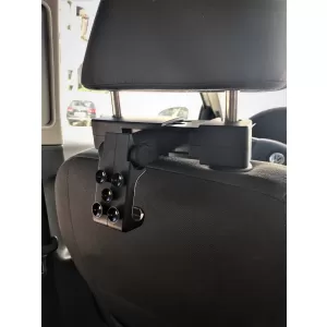 Suport auto tetiera multifunctional compatibil cu cumparaturi, tableta sau telefon Negru-image-6038053