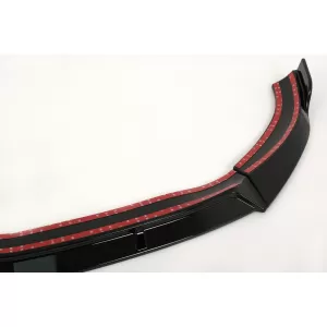 Frontspoilerlippe für Mercedes CLA45 C117 X117 13-16 Glänzend Schwarz-image-6038078