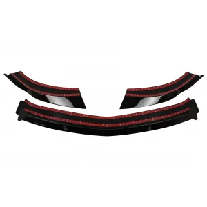 Frontspoilerlippe für Mercedes CLA45 C117 X117 13-16 Glänzend Schwarz-image-6038079