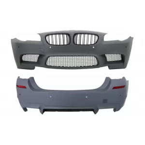 image-24-Body Kit PDC támogatással és szénszálas hatású hűtőráccsal BMW F10 5 2011+ LCI és nem LCI modellekhez, M5 Dizájn