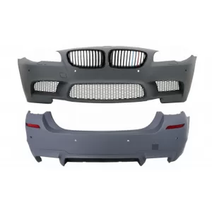 image-25-Body Kit PDC támogatással és zongorafekete M-Power dizájn hűtőráccsal BMW 5 F10 2011+ LCI és nem LCI modellekhez, M5 Dizájn