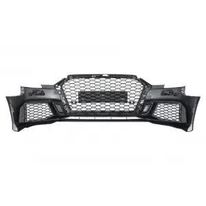 Frontstoßstange für AUDI A3 8V Facelift 16-19 Limousine Cabrio RS3 Look Brillantes Schwarz-image-6041084