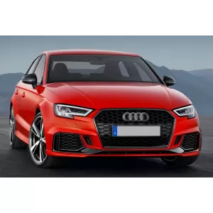 Frontstoßstange für AUDI A3 8V Facelift 16-19 Limousine Cabrio RS3 Look Brillantes Schwarz-image-6103750