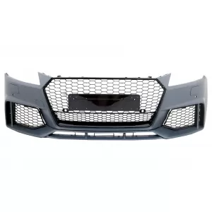image-26-Stoßstange für Audi TT 8S Mk3 14+ RS Design Wabengitter Untere Lippenverlängerung