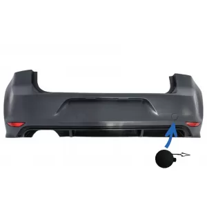 image-29-Towning Abdeckung Heckstoßstange für VW Golf VII 7 2013-2017 R Line Look