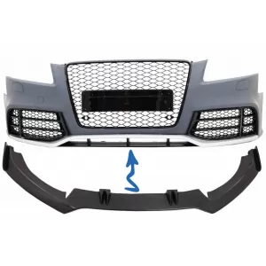 image-25-Első lökhárító spoiler ajak AUDI A5 8T RS5 (2008-2016) valódi szén