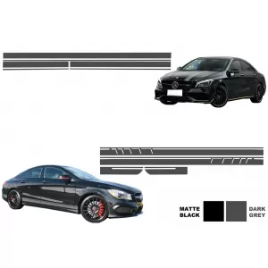 image-31-Set Aufkleber Obere Motorhaube Dach Heckklappe für Mercedes CLA W117 C117 X117 W176 45 Look