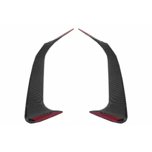 Prelungiri Bara Fata Prelungiri Extensii Bara Spate compatibil cu MERCEDES Benz CLA W117 C117 X117 (2013-2016) CLA45 A-Design Carbon Film Coating-image-6036390