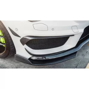 Prelungiri Bara Fata Prelungiri Extensii Bara Spate compatibil cu MERCEDES Benz CLA W117 C117 X117 (2013-2016) CLA45 A-Design Carbon Film Coating-image-6036396