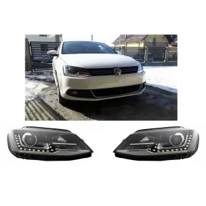 LED DRL Projektor Scheinwerfer für VW Jetta Mk6 VI 2011-2017 GTI Design-image-6041250