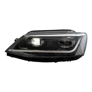 Headlights LED DRL suitable for VW Jetta Mk6 VI (2011-2017) Dynamic Turn Light Xenon Matrix Design