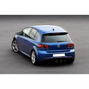 Gitter für VW Golf 6VI 08-12 Scheinwerfer LED DRL U-Look Rückleuchten Full LED-image-6037461