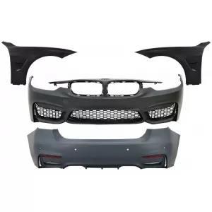 image-35-Bodykit für BMW F30 11-15 F30 LCI 16+ M3 Sport Look Stoßstange kotflügel