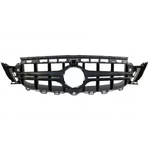 Central Grille suitable for Mercedes E-Class W213 S213 C238 A238 (2016-2019) Black E63 Design