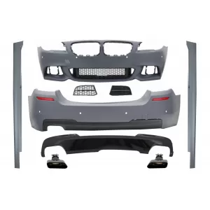 image-64-Kompletan Body Kit prikladan za BMW serije 5 F10 (2010-2017) M-Technik 550i Dizjan Brilliant Black Edition