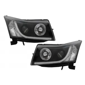 image-39-Fényszóró CHEVROLET Cruze J300 (2008-2012) Dayline LED TUBE LIGHT Fekete