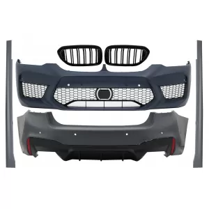 image-46-Komplett Body Kit BMW 5 G30 (2017-) M5 Dizájn, zongorafekete dupla csíkos M hűtőráccsal