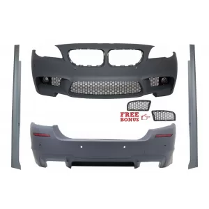 image-47-Body Kit BMW F10 F11 5 (2011-től), első/hátsó lökhárítóval és küszöb spoilerrel, M5 Dizájn