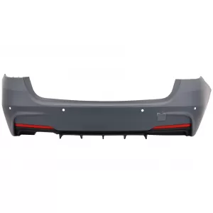 image-68-Stražnji Branik prikladan za BMW Serije 3 F31 Touring Non LCI & LCI (2011-2018) M-Perfomance dizajn Double Single Outlet