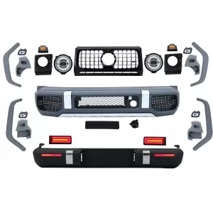 image-59-Komplett Umwandlung Bodykit für Mercedes G-Klasse W463 2008-2017 2018 G63 Look