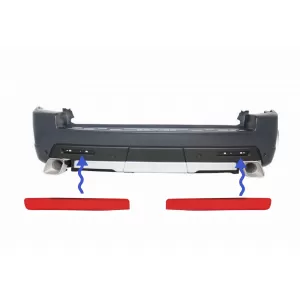 image-60-Heckstoßstange Reflektoren für Rover Sport L320 Facelift 10-13 Rover Discovery 3 & 4